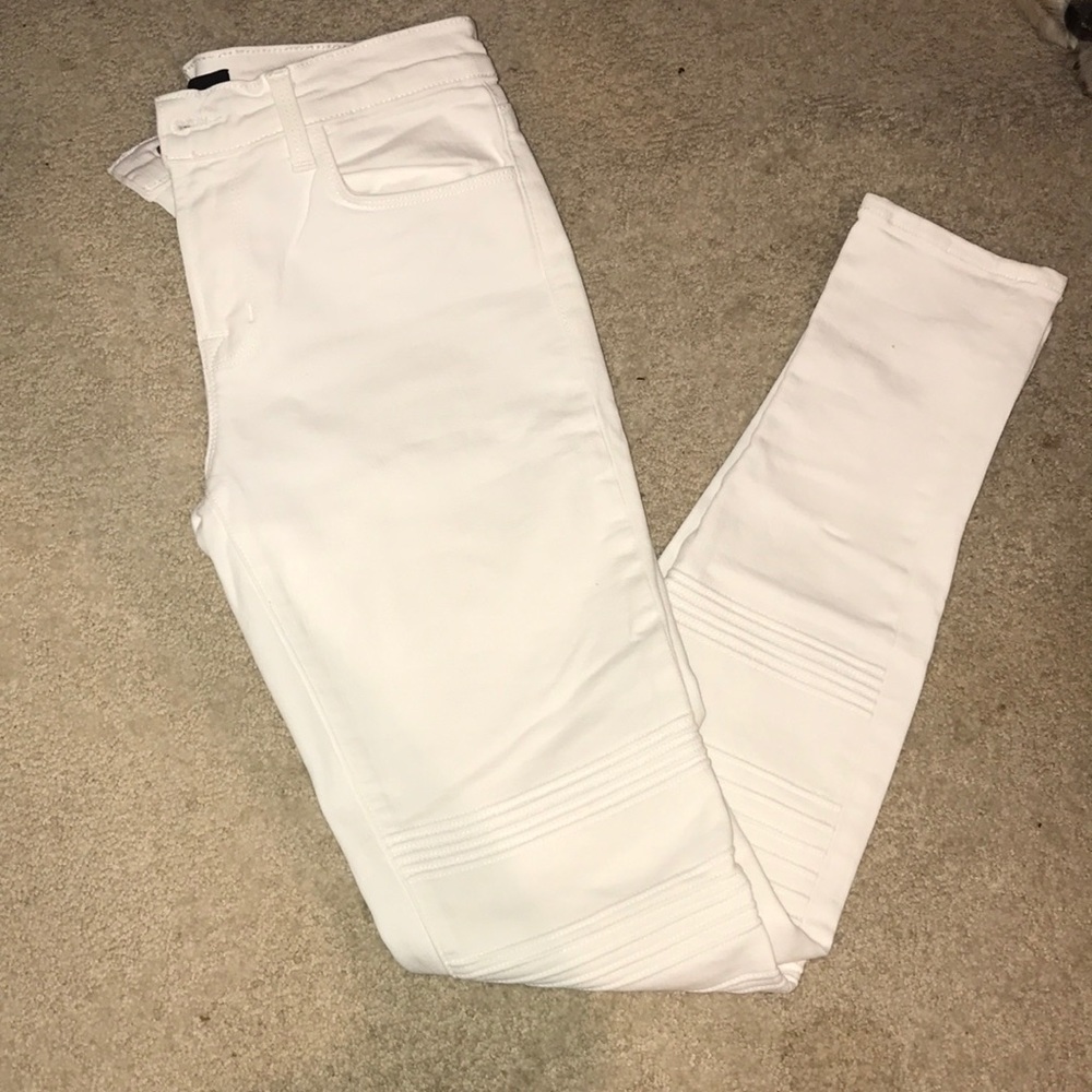 J Brand super skinny moto jean